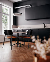 Visualisation d'intérieur d'appartement contemporain, plan d'étage 2D, dessin CAO, service de rendu d'intérieur 3D