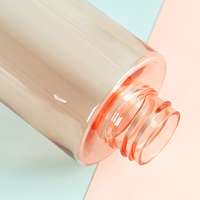Vente en gros Emballage en plastique cosmétique personnalisé Conteneur pour liquide de soin de la peau Bouteille de shampooing Bouteille en plastique PET Bouteille de lotion pour le corps