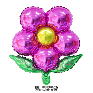 36" & 24" Colorful Sun Flowers Foil Balloons Smile Face Helium Balloon for Festive Decor - Product Image 4