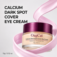 Crème pour les yeux hydratante anti-âge, réduisant les cernes, avec AHA et ingrédients véganes, pour usage quotidien, étiquette privée OEM/ODM