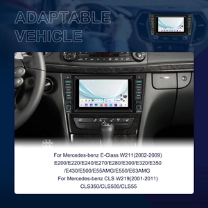 Radio para Auto Android de 7'' Podofo para Mercedes-Benz Clase E W211 Clase CLS W219, 2+64, Carplay/Android Auto Inalámbrico, GPS/WiFi - Product Image 4