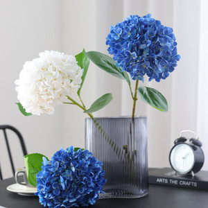 Hydrangea <b>Artificial</b> <b>Flower</b> Plastic Silk Large European Style Wedding Home Decoration - Product Image 3