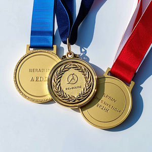 Fabriqué <span class=keywords><strong>en</strong></span> Chine conception personnalisée 3D métal cerise Champions Football volley-ball et Taekwondo sport <span class=keywords><strong>ange</strong></span> <span class=keywords><strong>or</strong></span> alliage médaille vierge - Product Image 5