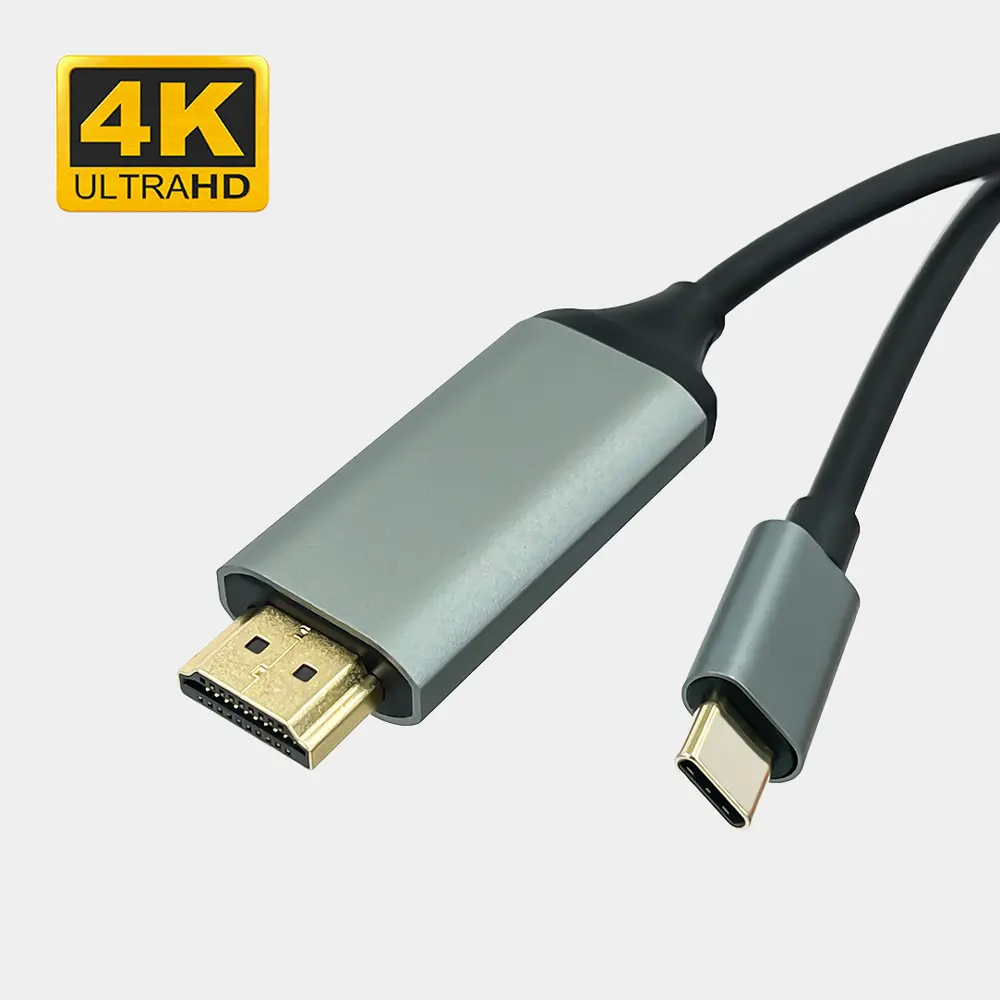 USB C to HDTV compatible Cable Type-C to HD MI HD TV Adapter USB 3.1 4K Converter for PC Laptop MacBook Huawei Mate 60