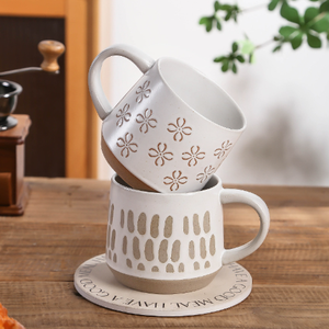 Grande tasse en céramique de porcelaine à motif de dessin animé, grande capacité, sans danger pour les aliments, réutilisable, cadeau d'affaires, pour la maison, le bureau, le petit-déjeuner, passe au lave-vaisselle et au micro-ondes - Product Image 2