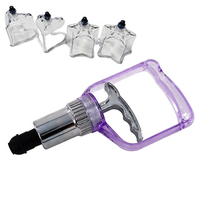 Appareil de ventouses traditionnel de médecine chinoise en plastique ABS avec pompe à vide pour application corporelle, anti-arthritique, certifié CE