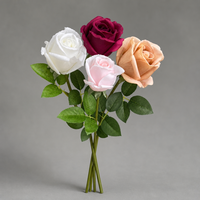 HGA Fabricant en gros de fleurs artificielles, rose éternelle, roses artificielles pour la Saint-Valentin, décoration de cadeaux