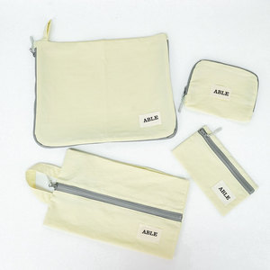 Ensemble organisateur <span class=keywords><strong>de</strong></span> <span class=keywords><strong>voyage</strong></span> en nylon léger <span class=keywords><strong>de</strong></span> grande capacité pochettes <span class=keywords><strong>de</strong></span> rangement multi-tailles avec fermeture à glissière cubes d'emballage pratiques - Product Image 2