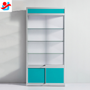 Cửa hàng tạp hóa cửa hàng đồ trang sức hiển thị khói cửa hàng kính hiển thị trường hợp tủ với kính quang Showcase đồ trang sức đứng - Product Image 5