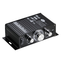 BT-888 Mini amplificateur domestique 12V 20W + 20W BT sans fil petit métal vente chaude pour le commerce extérieur transfrontalier