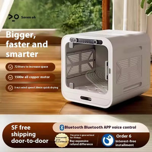 Asciugacapelli per Animali Domestici Petop ad Alta Potenza, Asciugatura Rapida, Bassa Rumorosità, Temperatura Regolabile, Portatile, per la Toelettatura di Cani e <span class=keywords><strong>Gatti</strong></span> - Product Image 3