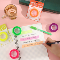 Blocs-Notes personnalisés Morandi, Notes autocollantes transparentes, décoration de couleur, masquage, rubans Washi en vrac pour les journaux de scrapbooking DIY