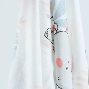 Fabricante de ropa de tela de bambú elástica ultrafina 95 tela de fibra de Spandex de bambú 5 para bebé - Product Image 5