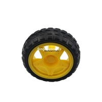 Roue en caoutchouc / Accessoires pour robot / Voiture de patrouille télécommandée / Roue de châssis de voiture intelligente 40G