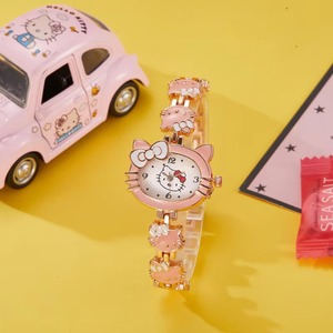 Fashionable <b>Cute</b> Watch <b>Bracelet</b>-style Cartoon Quartz Electronic Watch Pointer - Product Image 3