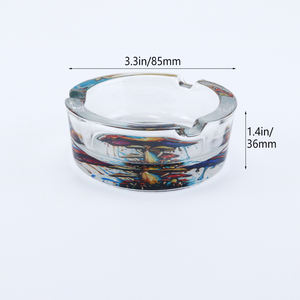 Cenicero de Cristal Moderno y Portátil para Cigarros, Sin Humo, para Hogar, Oficina, Interiores, Exteriores, Patio, Ceniceros de Cristal Sin Plomo para Cigarrillos - Product Image 6