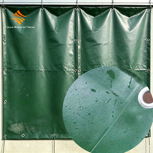 Lona Impermeable para Granjas Avícolas, Lona de PVC Reforzada de 650 g/m², Color Verde, para Exteriores - Product Image 1