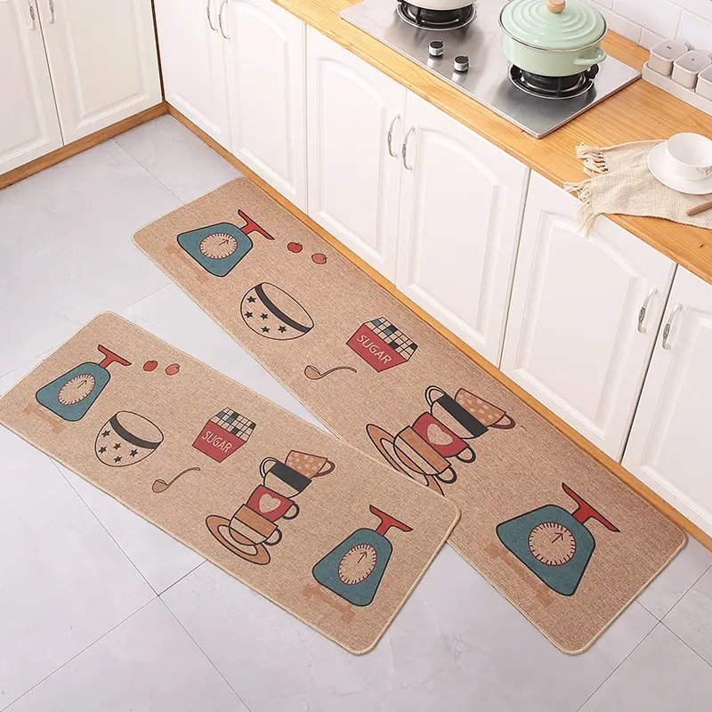 गर्म बेच रसोई कालीन फर्श चटाई धो सकते हैं