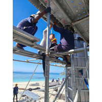 Modèle d'étayage d'accessoires Panneaux en aluminium préfabriqués Colonne métallique Système de coffrage en béton pour maison de construction
