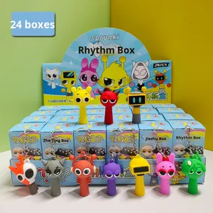 Bán buôn âm nhạc Lưu ý mù hộp Keychain đông lạnh nhịp điệu Búp bê mặt dây chuyền dễ thương phim hoạt hình gian hàng đồ chơi mini Cave Bộ sưu tập quà tặng - Product Image 2