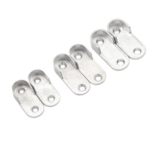 Zinc Alloy U Shaped Clothes Rack Holder Wall Mount Wardrobe <b>Hardware</b> Die Casting Non Detachable Cupboard Use - Product Image 4