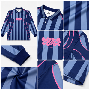 Kaos Sepak Bola Sublimasi Klasik Kustom Retro Streetwear Lengan Panjang 100% Poliester Cepat Kering Bernapas Pakaian Tim Musim Dingin - Product Image 4