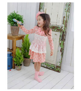 ชุดแต่งงานผู้หญิงแฟชั่นแขนยาวลายสก็อตหรือลายจุดประดับลูกไม้ ราคาสุดคุ้ม - Product Image 3