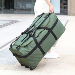 Expandable Water Resistant Polyester 100L Lightweight Large Capacity Folding Travel <b>Backpack</b> Multi Functional Luggage Shoulder - Product Image 4