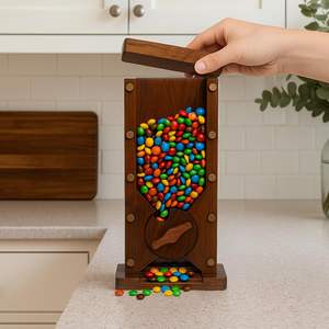Cross-Border New Wooden Tabletop Candy <b>Machine</b> for Chocolate Beans Nuts Soft Candies and <b>Other</b> <b>Snacks</b> - Product Image 1