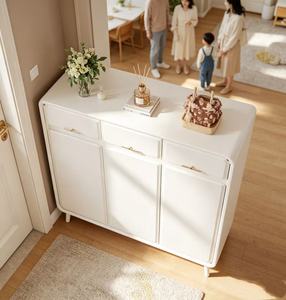 Modern Plastic <b>Shoe</b> Rack With 3 Doors <b>Space</b> <b>Saving</b> Freestanding Living Room Furniture Minimalist Design White Color - Product Image 2