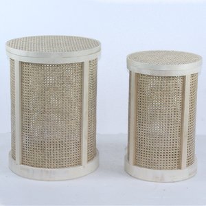 Set di mobili <span class=keywords><strong>in</strong></span> Rattan moderno di 2 lati <span class=keywords><strong>in</strong></span> Rattan <span class=keywords><strong>tavolino</strong></span> rotondo Set tavolo da soggiorno - Product Image 6