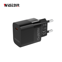Chargeur mural rapide WISESIR 30W GaN USB-C PD3.0 PPS AC100-240V avec protection OTP pour téléphones, certifié CE FCC
