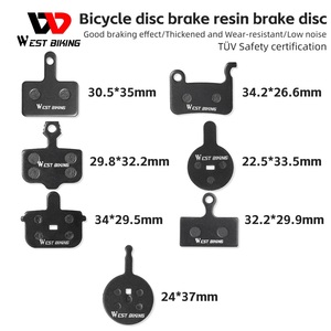 WEST BIKING Nuevas <span class=keywords><strong>Pastillas</strong></span> de <span class=keywords><strong>Freno</strong></span> de Disco de Resina para Bicicleta de Montaña - Product Image 3