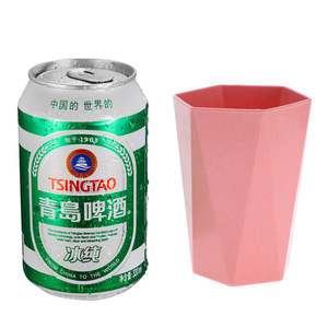 Vasos para cepillos de dientes y vasos de enjuague de paja de trigo con forma de diamante, al por mayor, para exportación y uso doméstico, incluyendo vasos para cepillos de dientes para parejas. - Product Image 5