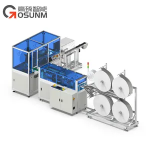 GOSUNM_Fully Automatic Tie On Strap Non Woven Face Mask Making Machine For Medical Surgical Tie On Strap Mask
