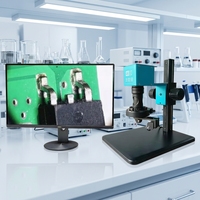 Microscope stéréo 3D 4K YB-330, microscope de mesure industriel pour l'inspection des défauts de composants électroniques, de matériel et de bijoux