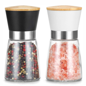 Custom Color Stainless Steel Salt Spice Shakers with Adjustable Coarse <strong>Mills</strong> Stainless Steel Salt and Pepper Grinder - Product Image 6