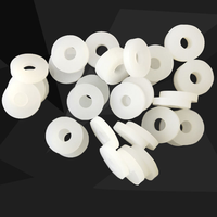 Joint d'étanchéité en caoutchouc silicone haute température, joint torique sur mesure, rondelle d'étanchéité de qualité industrielle, épaisseur personnalisée, blanc/noir