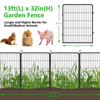 Cage pour chien en métal et fer pour chiens de taille moyenne, design moderne à double porte, montage facile, cage pliable, plateau en plastique amovible