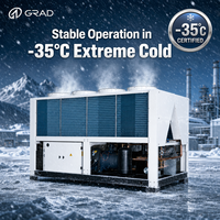Refroidisseur d'eau modulaire refroidi par air de 20 kW à 2000 kW -35°C ℃   Système de climatisation central à très basse température