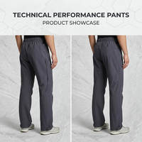 Pantalon de randonnée long unisexe décontracté, imperméable, écologique et respirant pour les sports de plein air, le camping et le travail, couleur orange