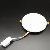 Недорогой внутренний дом Skd Smd без рамы ультра тонкий утопленный светодиодный потолочный светильник круглой формы