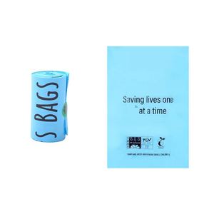 Bolsa de Embalaje Transparente de Plástico Compostable para Excrementos de Perros, Biodegradable, para Desechos de Mascotas, Basura - Product Image 1