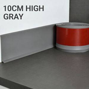 Plinthe en plastique de bonne qualité, bande de base en caoutchouc, bande de bordure imperméable, bande de coin de mur <span class=keywords><strong>autocollante</strong></span> - Product Image 4