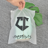 Vêtements givrés sacs à fermeture éclair fermeture éclair imprimé vêtement tissu chaussette t-shirt sac d'emballage