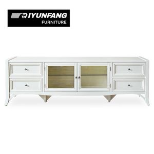 Meuble <span class=keywords><strong>TV</strong></span> de luxe en noyer de style rétro américain, en bois massif, avec rangement mural pour salon, mobilier de maison - Product Image 4