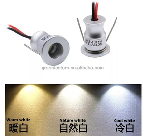 1W Aluminium DC 12V LED <span class=keywords><strong>Sous</strong></span> Cabinet Lumière Puck <span class=keywords><strong>Lampe</strong></span> <span class=keywords><strong>Cuisine</strong></span> Comptoir <span class=keywords><strong>Meuble</strong></span> Étagère Éclairage Plafonnier 30 degrés 15 degrés - Product Image 2