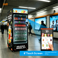 XY Intelligente AI-verkoopautomaat met QR-code & creditcardbetaling, 24/7 aanpasbaar voor snacks/drankjes/fruit via SaaS & SDK