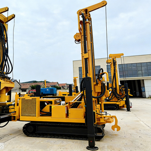 เครื่องเจาะบ่อน้ำไฮดรอลิก 500 เมตร รุ่น XHS500S พร้อมมอเตอร์และปั๊มสำหรับเจาะแบบ DTH ความเร็ว 25-200 รอบต่อนาที สำหรับดินผสมและหิน - Product Image 1