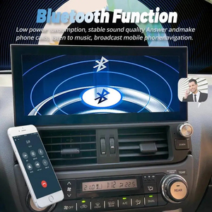 วิทยุติดรถยนต์หน้าจอแอนดรอยด์ 14 ขนาด 12.3 นิ้ว รองรับ Carplay สำหรับรถยนต์โตโยต้า ปราโด 150 ปี 2010-2017 เครื่องเล่นมัลติมีเดีย วิดีโอ GPS ระบบนำทาง - Product Image 5